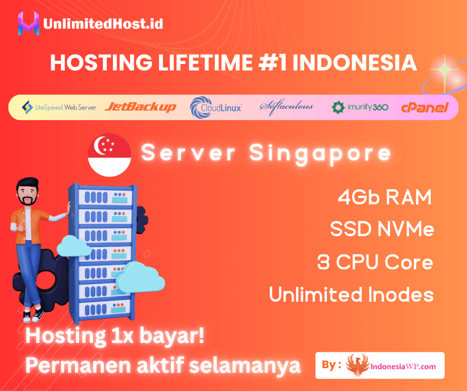 promo hosting lifetime cpanel unlimitedhost
